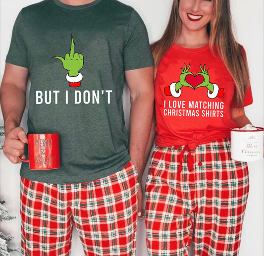 Couples Christmas tee’s